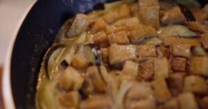 Eggplant Potato and Tofu Curry